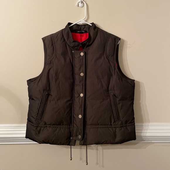 Ellen Tracy green puffer vest - Picture 1 of 4